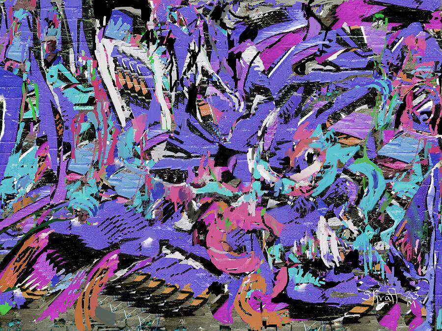 Bird in Flight Painting by Sonja Kraft Bird in Flight Painting by Sonja Kraft