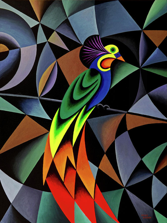 Bird Of Paradise Painting by Bruce Bodden
