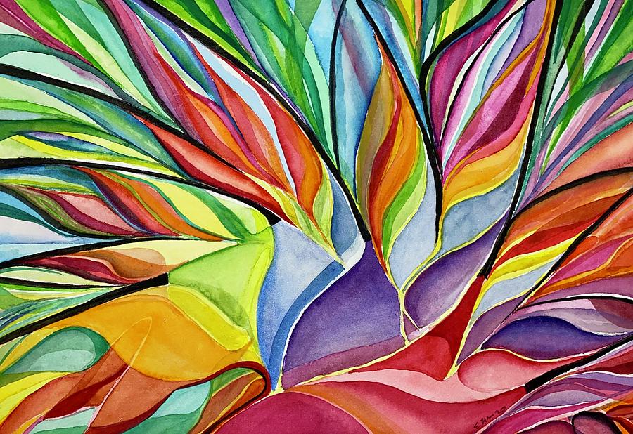 Bird of Paradise Painting by Erin Lieb | Fine Art America