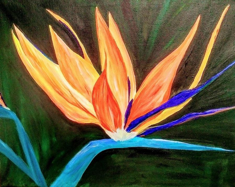 Bird of Paradise Painting by Lynne McQueen