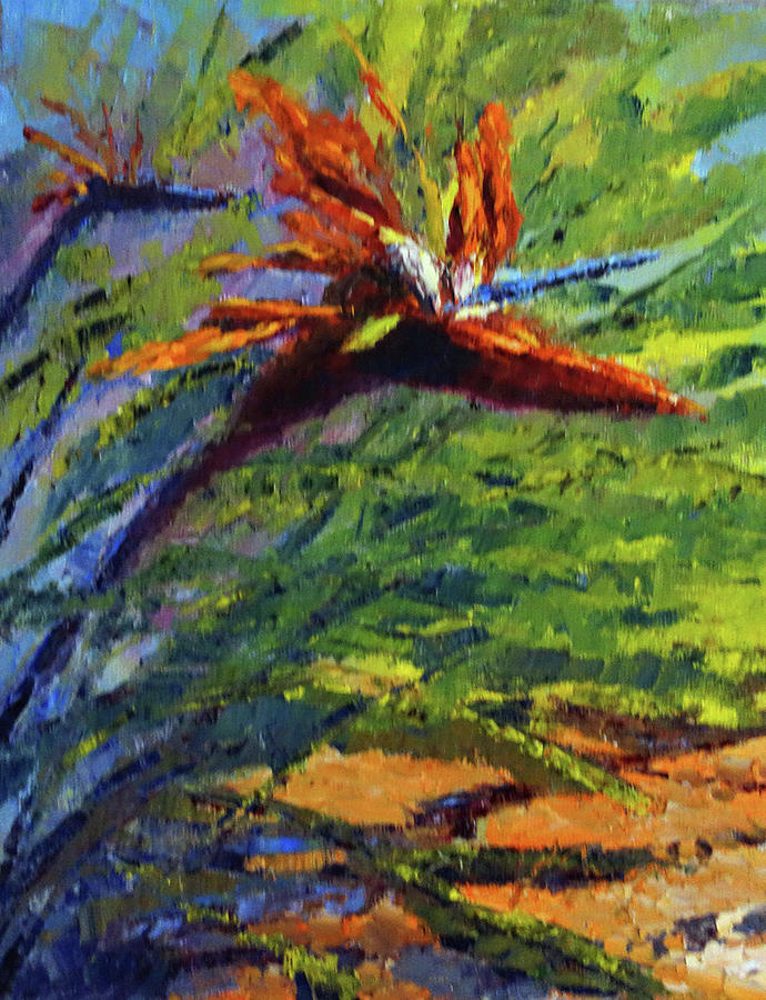 Bird of Paradise Painting by Terry Chacon
