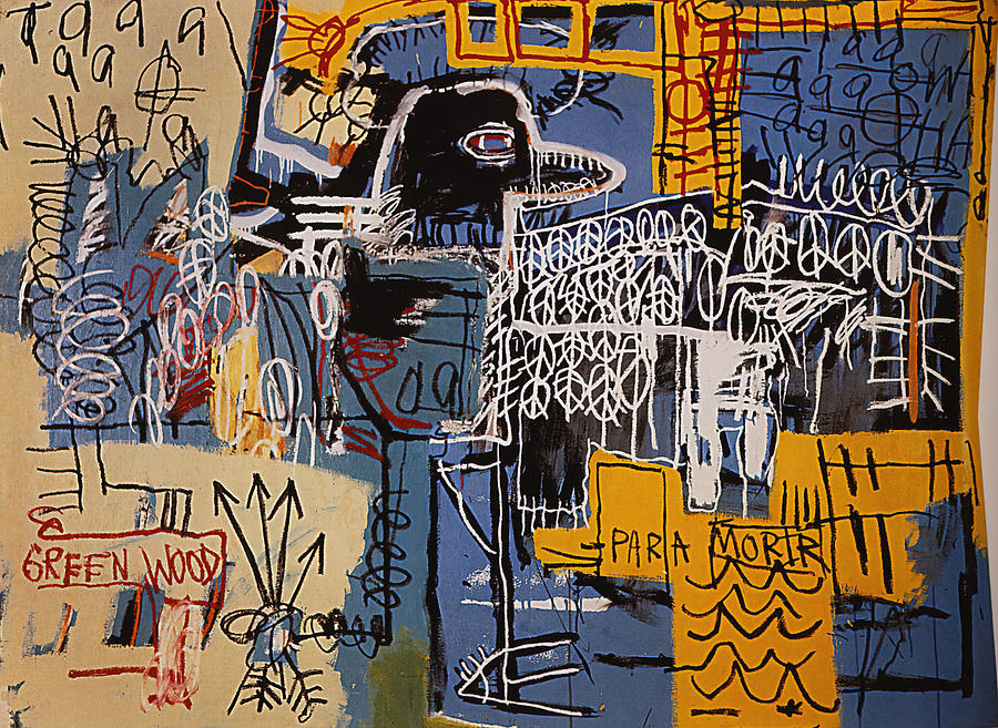 basquiat green painting