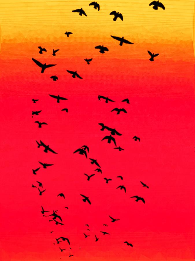 Bird Digital Art - Bird Series by Vinayak Thorat