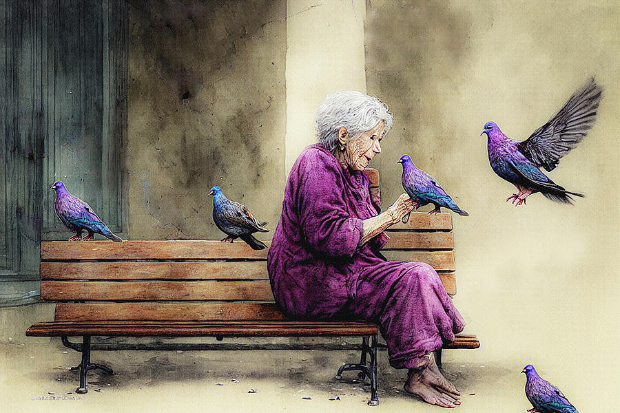 Bird Digital Art - Bird Whisperer by Debra Kewley