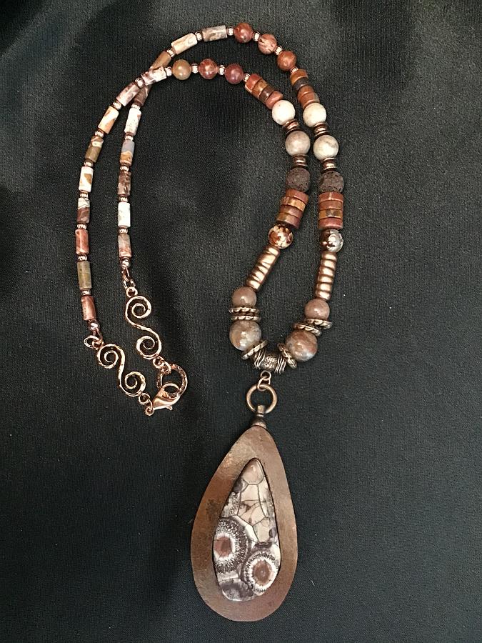 D189 Birds Eye Rhyolite Necklace Jewelry by Barbara Prestridge | Fine ...