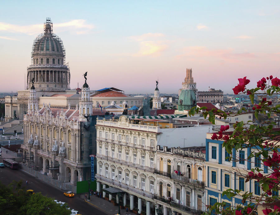 Bird's-eye view of Havana, Cuba skyline at sunrise Photograph by Audra ...