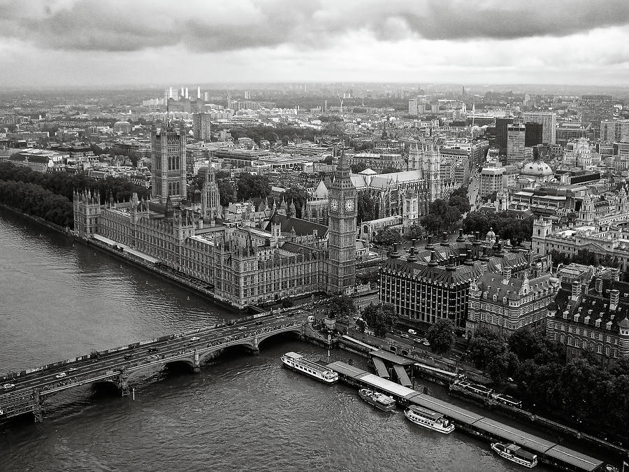 Birds Eye View of Londons Landmarks Photograph by Benoit Bruchez