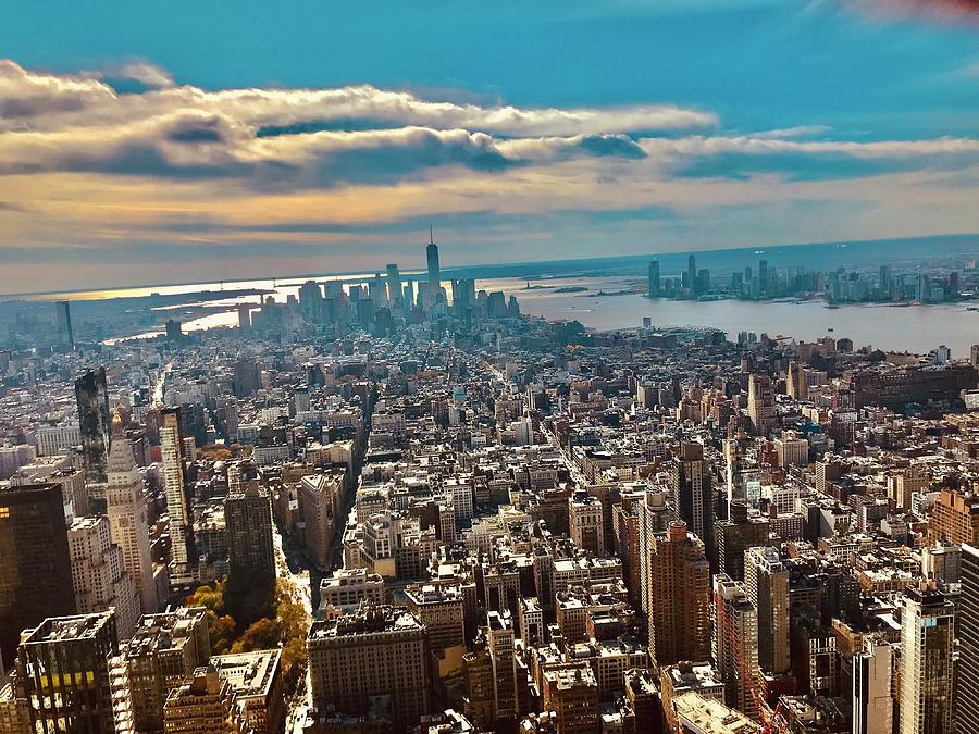 Birds Eye View Of Lower Manhattan Photograph By Roxana Hernandez Pixels