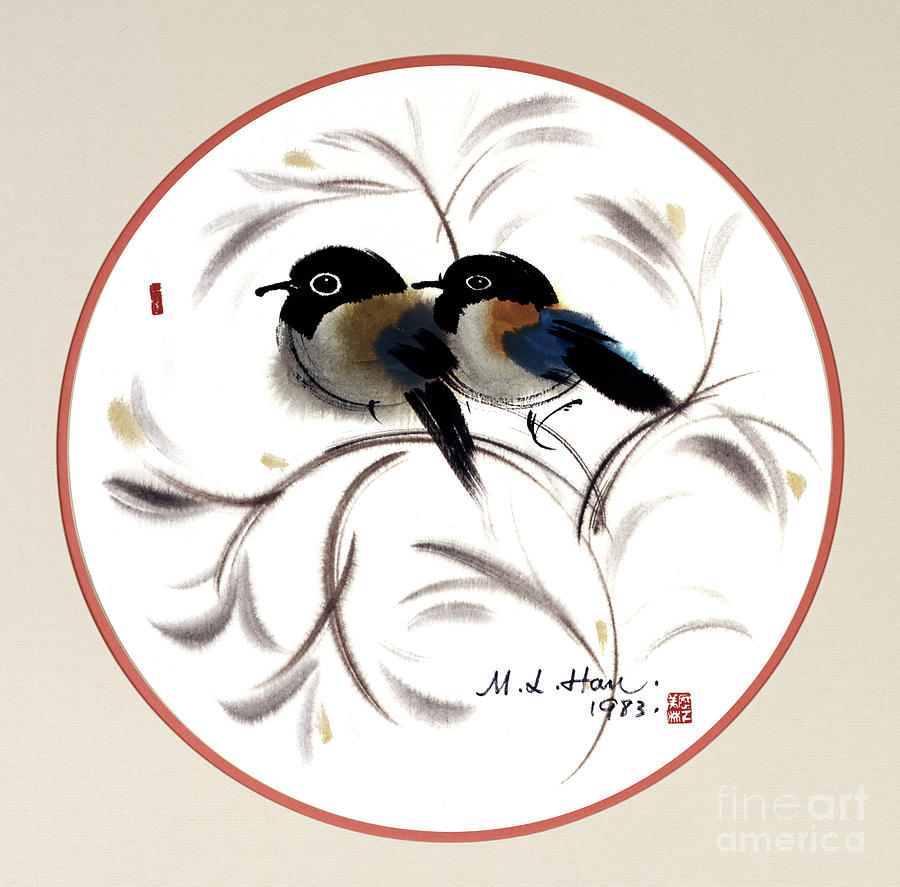 Birds Painting by Han Meilin