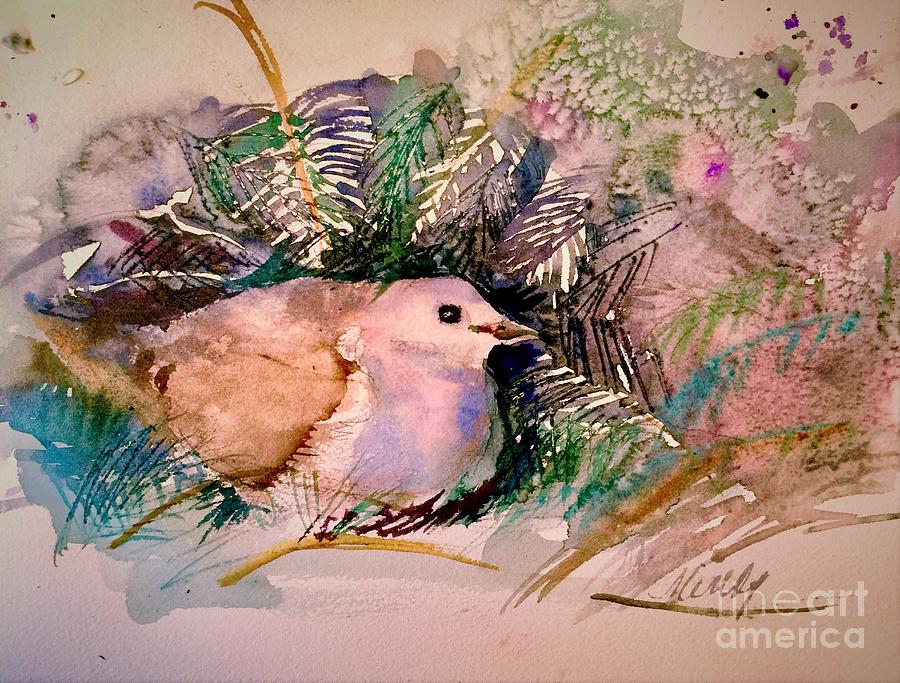 Birds have nests Painting by Mindy Newman