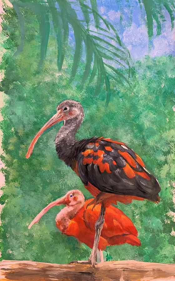 Birds Painting by Jenna Blank Page