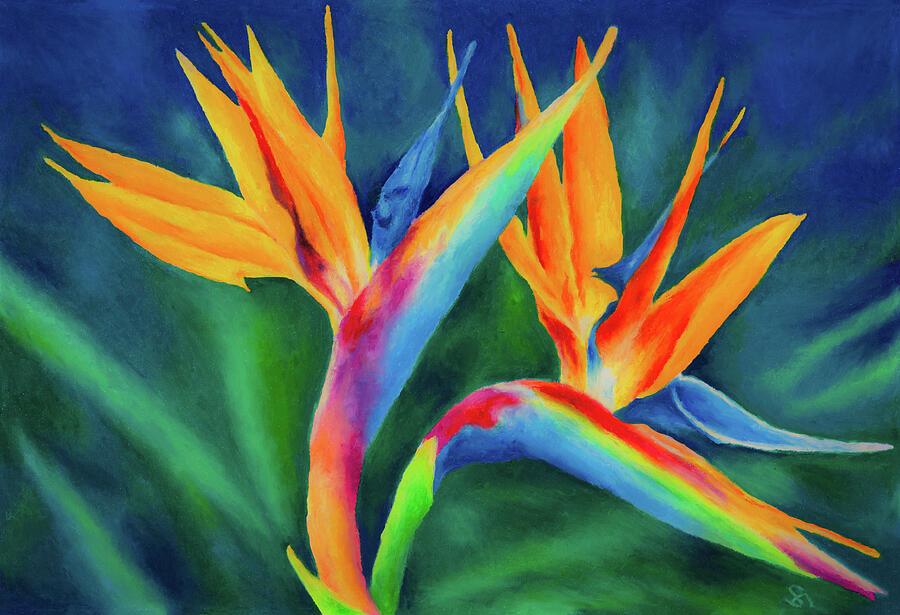 Bird of Paradise II #1 Painting by Stephen Anderson