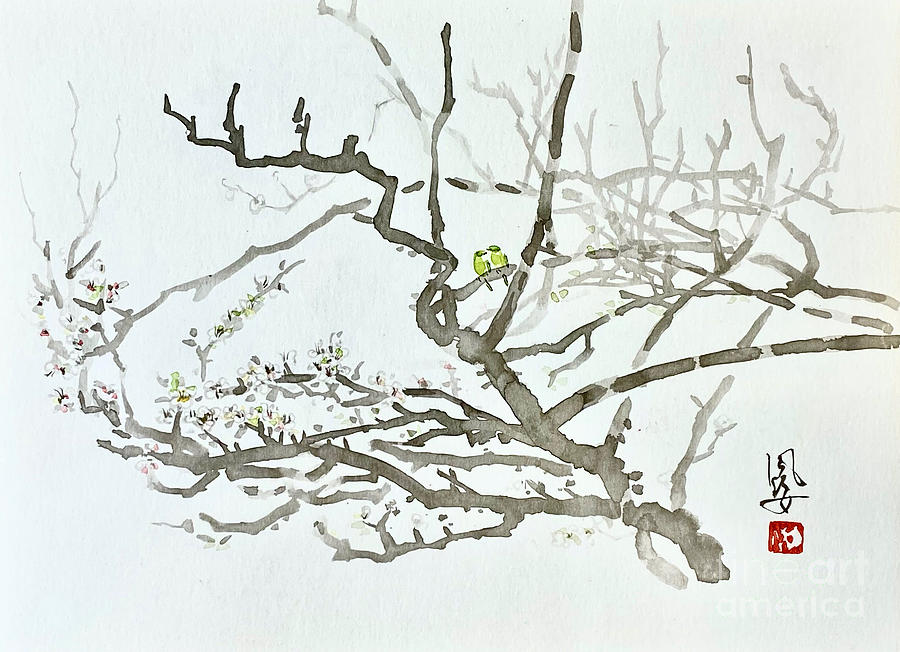 Birds Song Painting by Fumiyo Yoshikawa