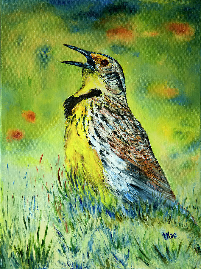 Birdsong Painting by Terry R MacDonald