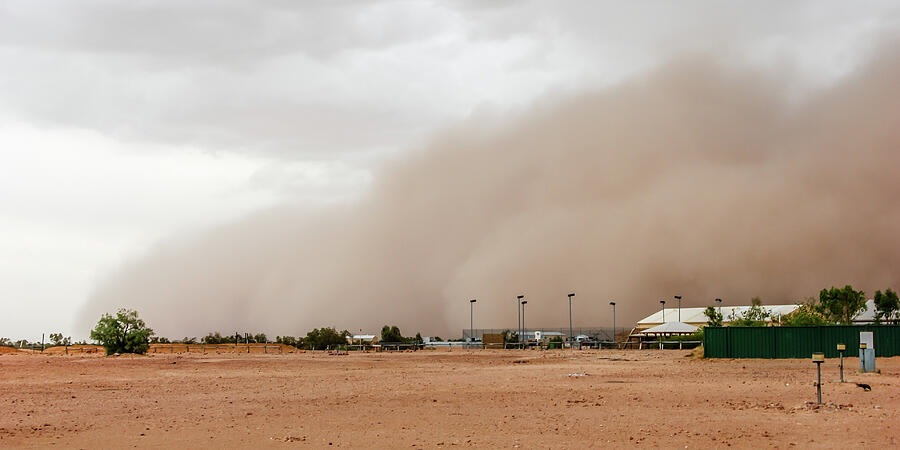 Birdsville Dust Storm Photograph by Anne Schneyder - Fine Art America