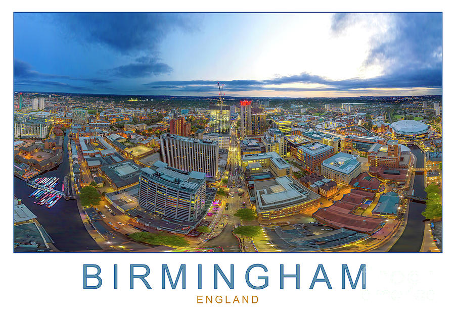 City Photograph - Birmingham City Poster by Philip Fearnley
