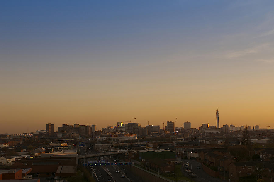 Birmingham City Skyline Photograph by Grahambedingfield