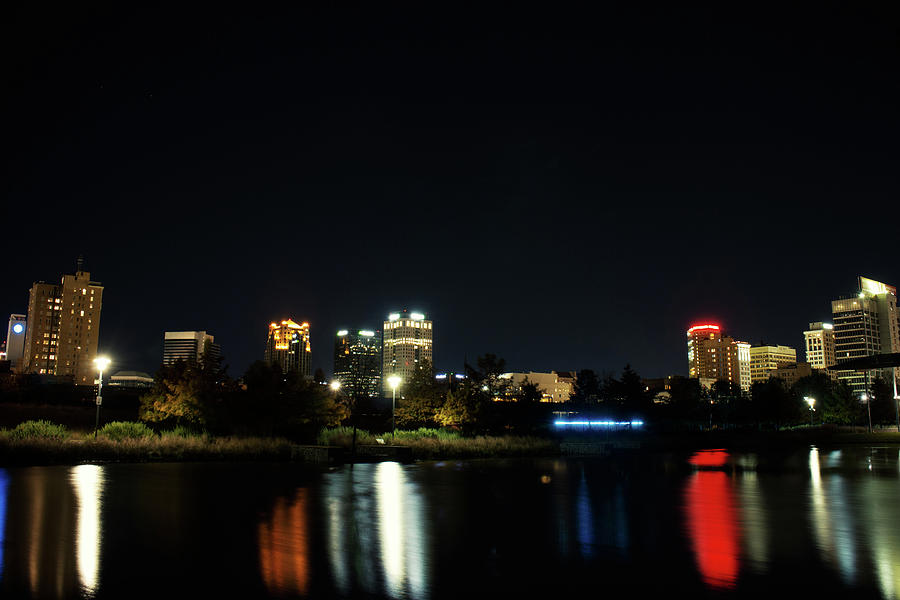 Birmingham Skyline At Night Photograph by Eugene Campbell