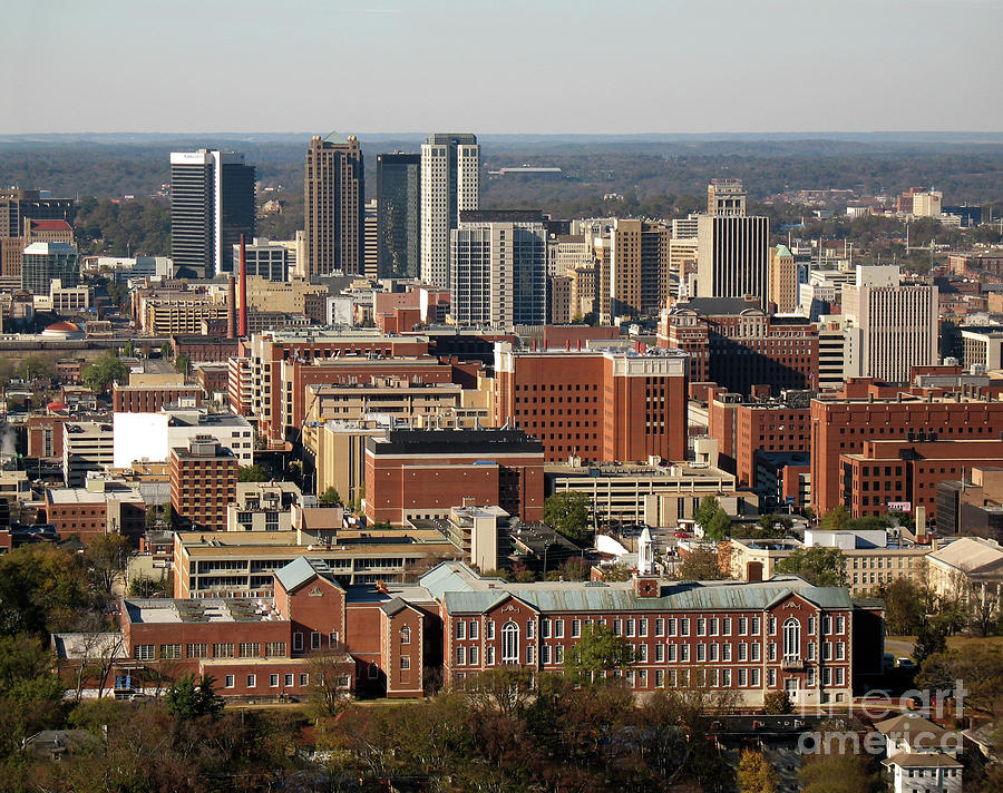 Birmingham Skyline, Cityscape Photograph By Wernher Krutein