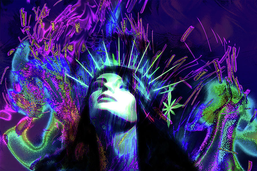 Birth of the Lily Spirit 2 Digital Art by Lisa Yount