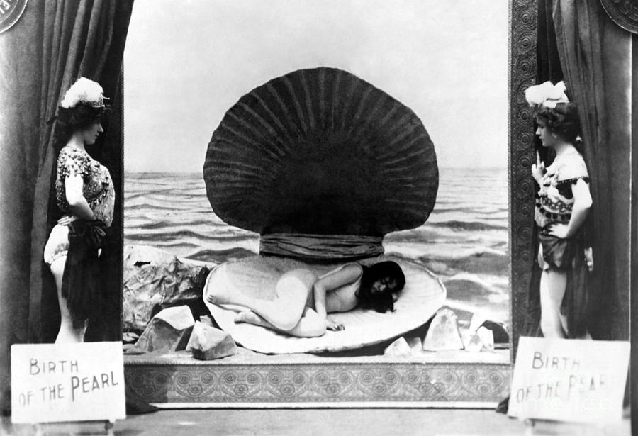 Birth of the Pearl 1901 Photograph by Sad Hill - Bizarre Los Angeles Archive