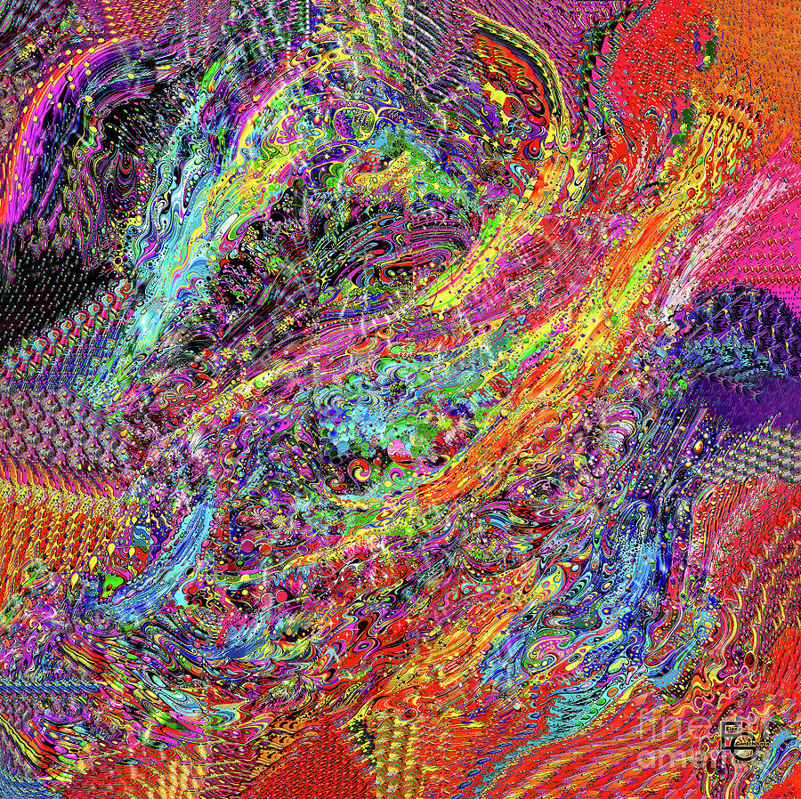Birth of the Universe. Multicolored, geometric cosmic galactic funnel. Digital Art by Elena Gantchikova Birth of the Universe. Multicolored, geometric cosmic galactic funnel. Digital Art by Elena Gantchikova