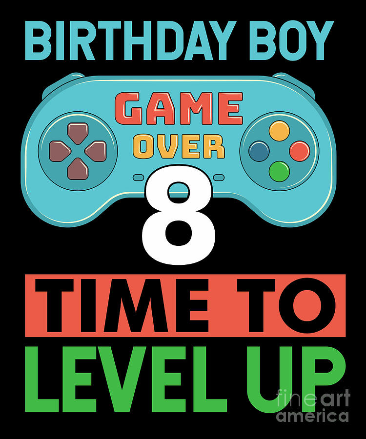 Level 8 Complete 8th Birthday' Sticker