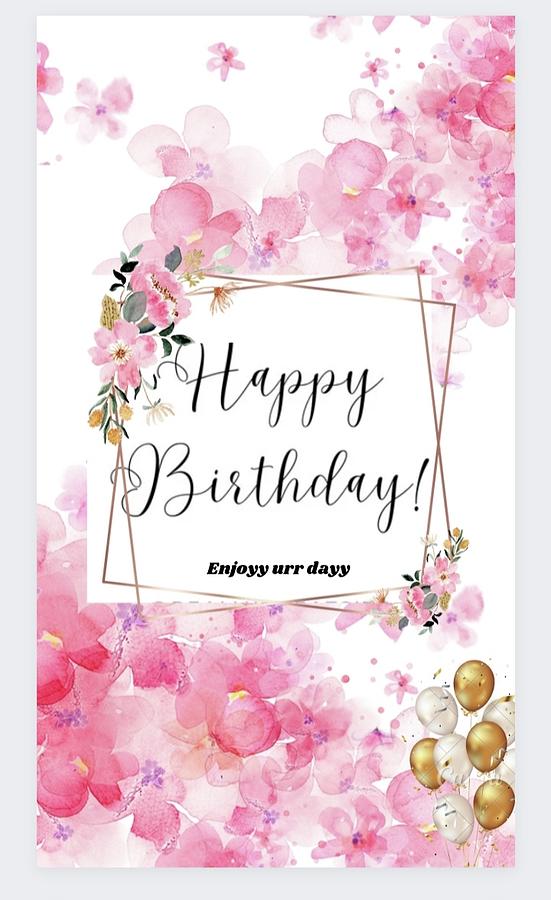 Birthday card Digital Art by Reema Goel - Fine Art America