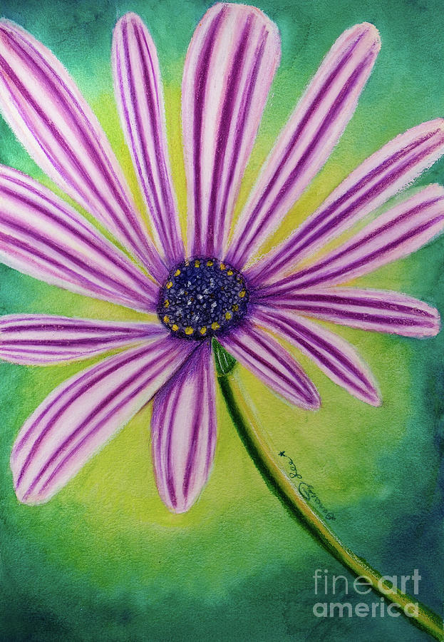 Birthday Daisy Painting by Dorothy Lee