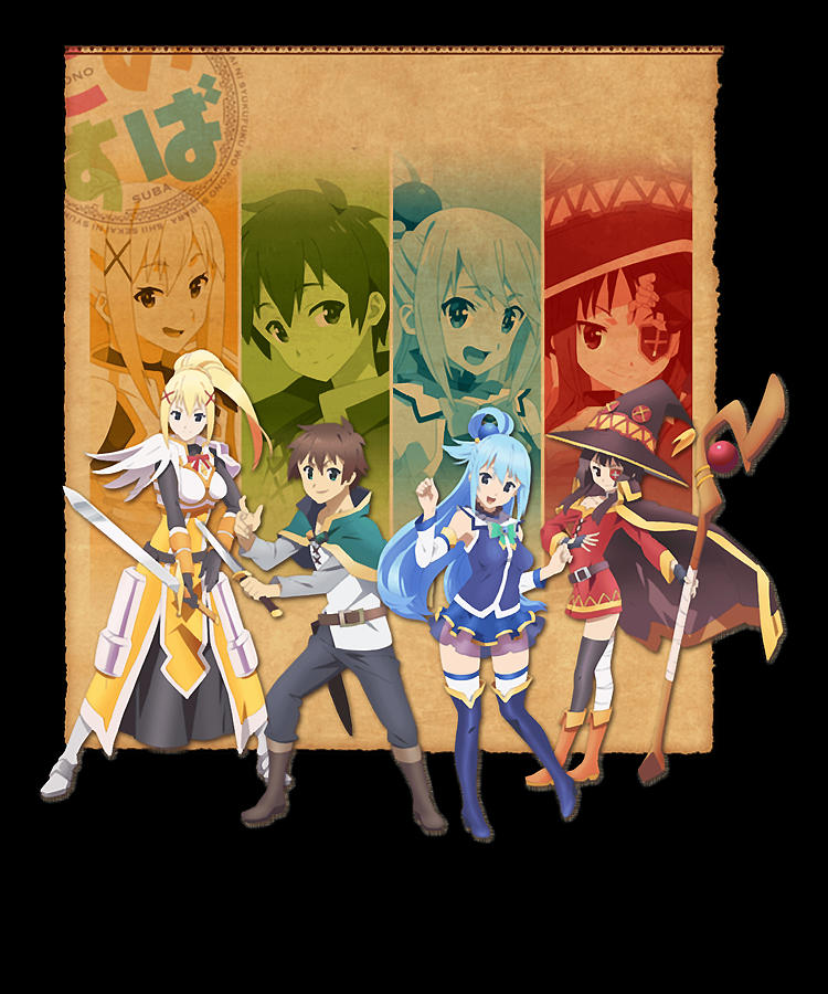 Birthday Gift Manga Konosuba anime Digital Art by Konosuba - Pixels