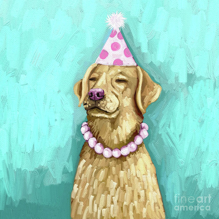 Birthday Girl Painting by Lucia Stewart