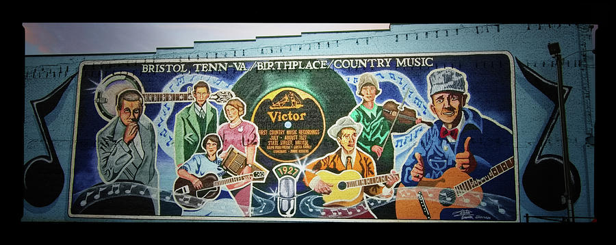 Birthplace of Country Music Mural Photograph by Jim Cook