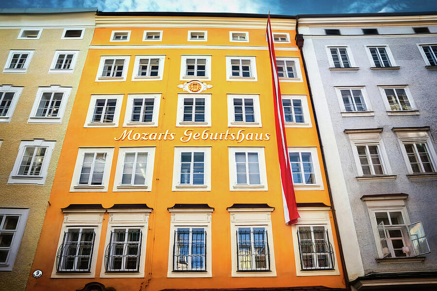 Birthplace of Mozart Salzburg Austria  Photograph by Carol Japp