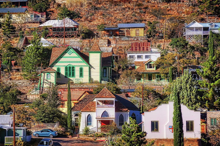 Bisbee on the hills Photograph by Tatiana Travelways