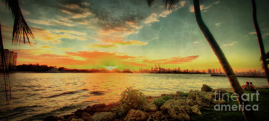 Biscayne Bay Miami Florida USA - Study II Photograph by Doc Braham