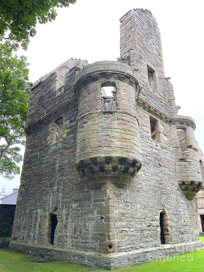 Bishops and Earls Palaces Kirkwall Orkney 007 Photograph by Douglas ...