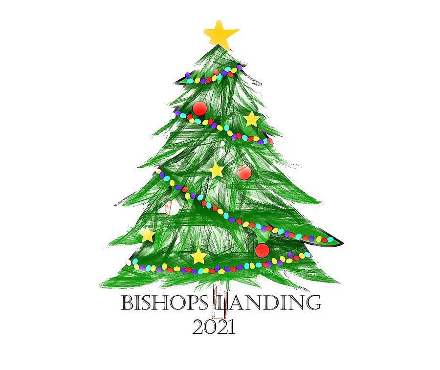 Bishops Landing Christmas 2021  Digital Art by Tom Sachse