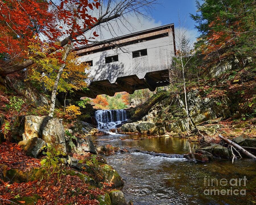 Bissell Covered Bridge  Photograph by Steve Brown