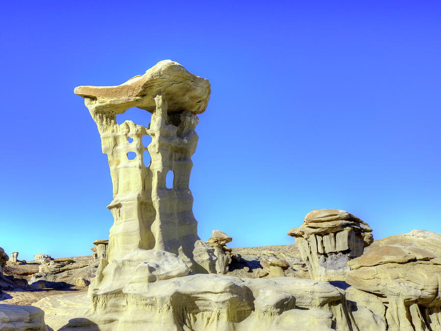 Bisti wilderness, Alien chair Photograph by Alex Nikitsin