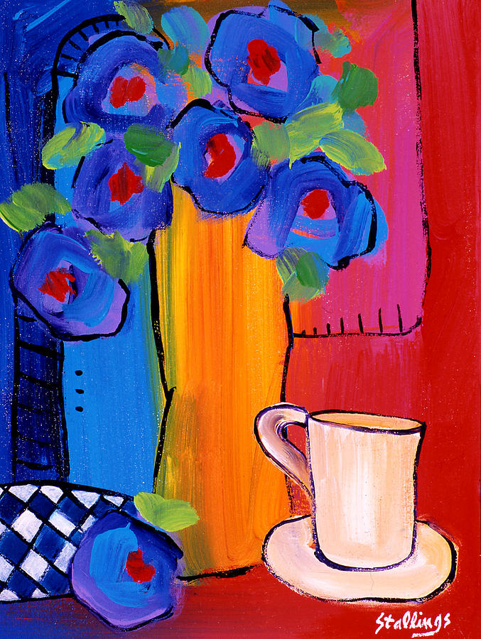 Bistro Five Painting by Jim Stallings