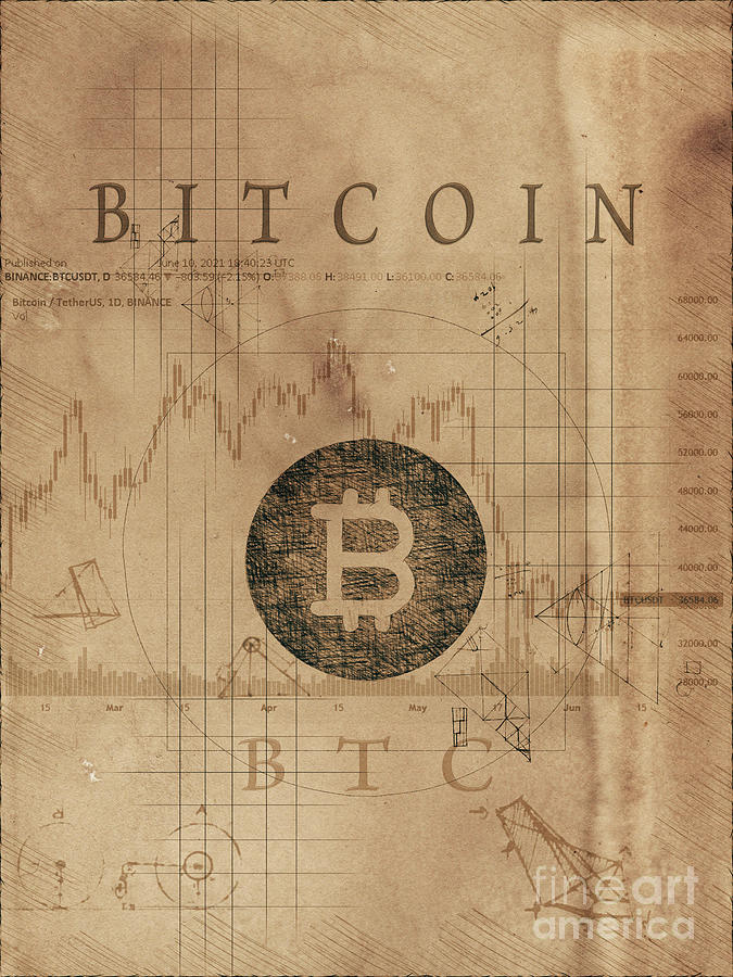 Bitcoin Invention Digital Art by Franchi Torres