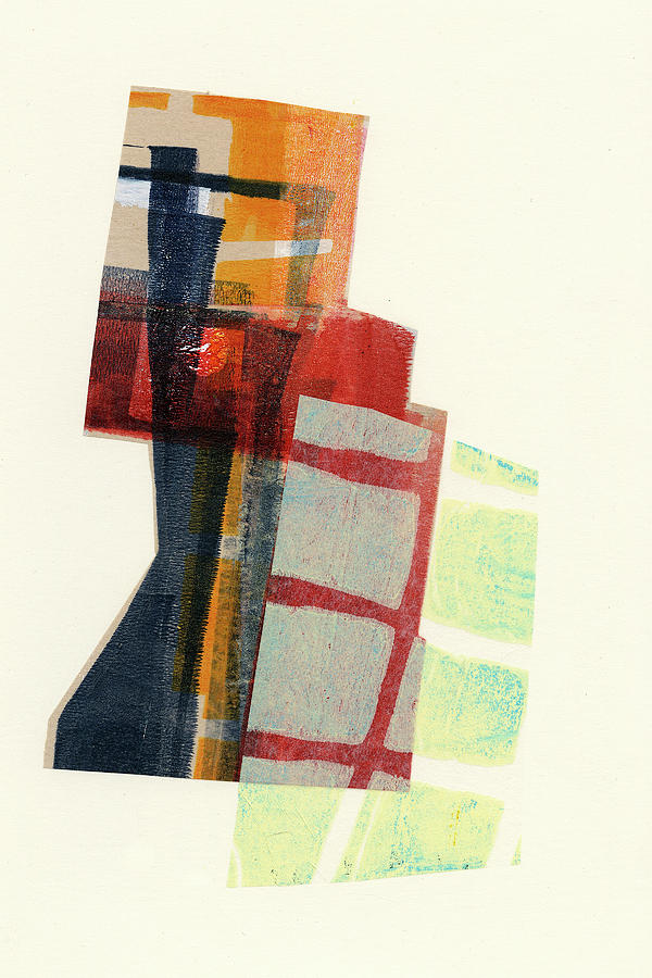 Bits and Pieces #10 Painting by Jane Davies
