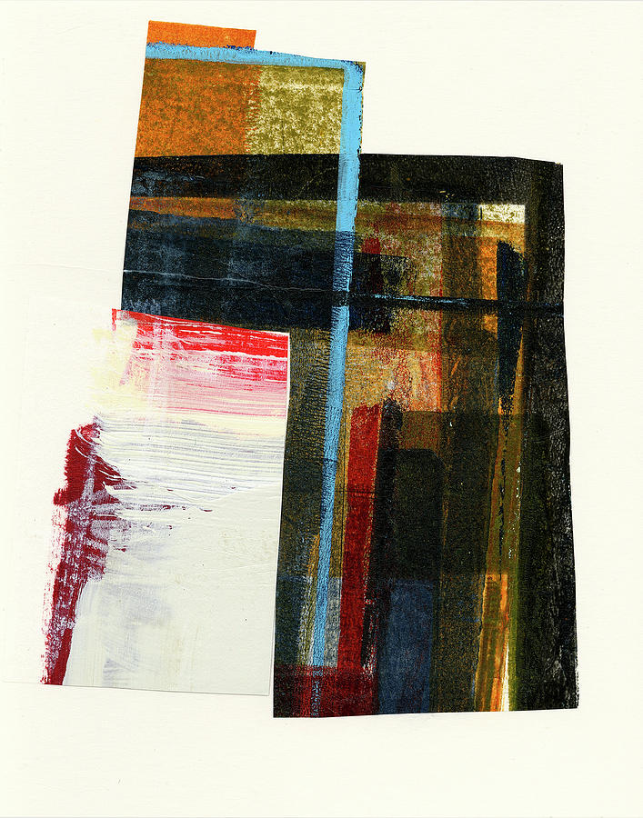 Bits and Pieces #16 Painting by Jane Davies