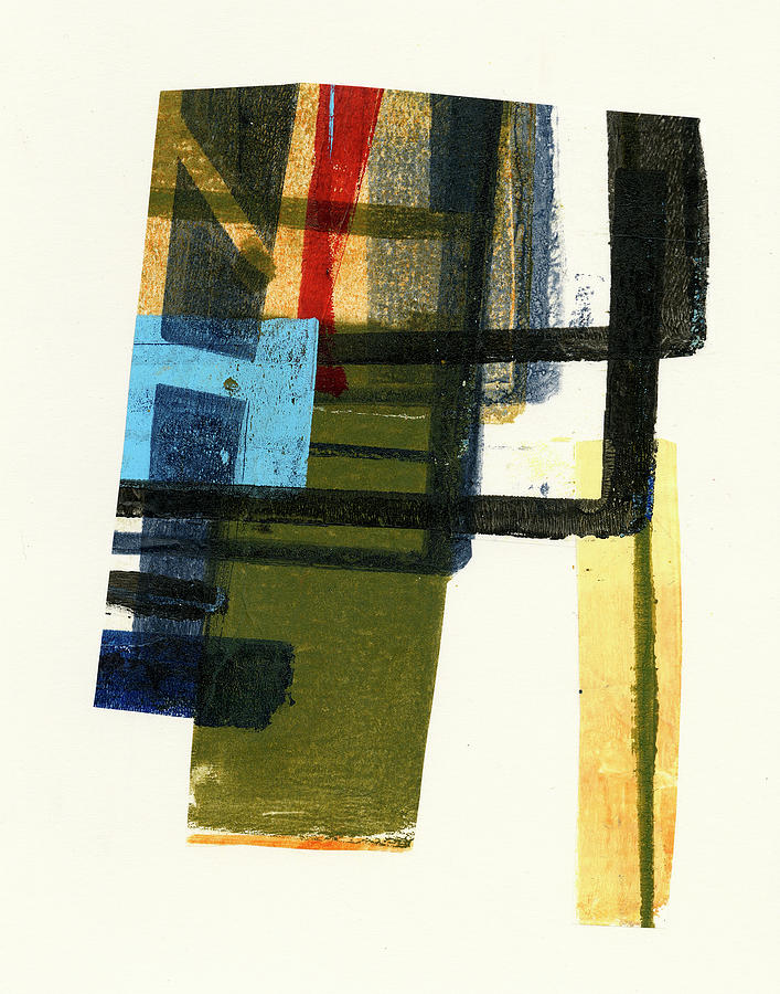Bits and Pieces #21 Painting by Jane Davies