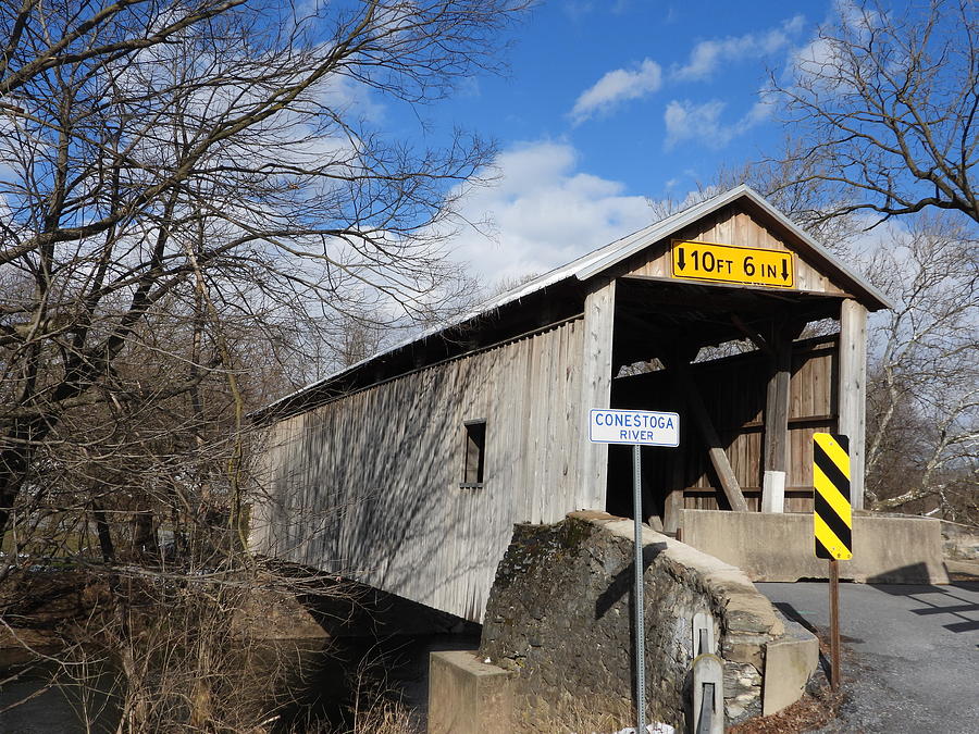 Bitzers Mill Covered Bridge Photograph by Living Color Photography Lorraine Lynch
