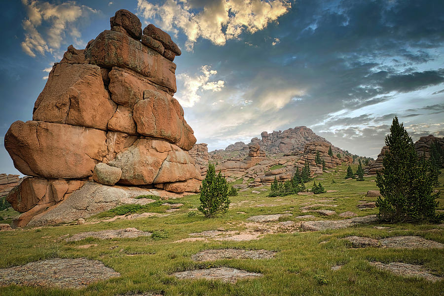 Mountain Photograph - Bizarre Granite Monoliths of the Tarryall Mountains by Brian Kerls