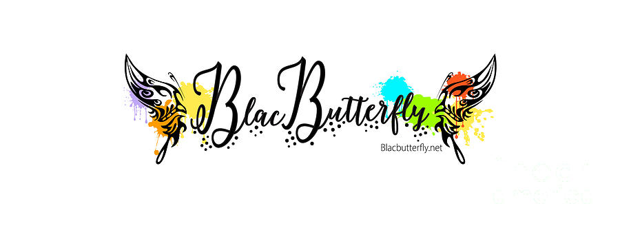 Blacbutterfly Logo Drawing by Lisa Senette