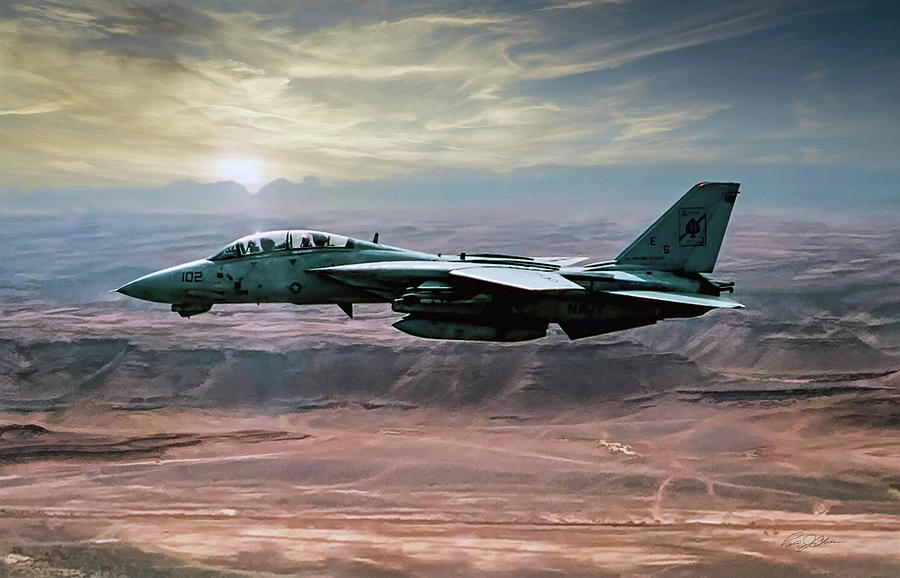 Black Aces Over Arabia Digital Art by Peter Chilelli