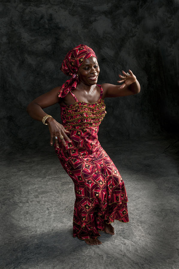 Black African female dancer Photograph by GaryAlvis