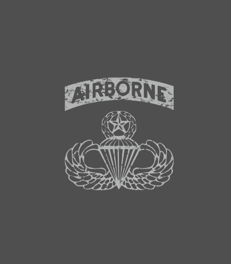 Black Airborne Jumpmaster Badge on Pocket Digital Art by Kingsl EdenRo ...